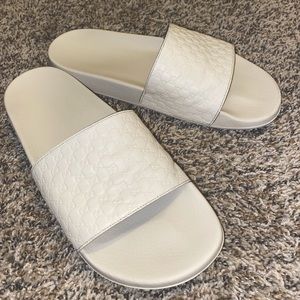 COPY - Gucci Micro GG Leather Slide Sandals MENS